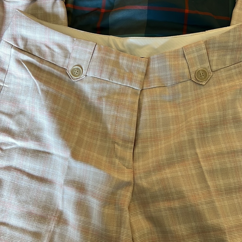 Worthington Women’s Plaid Dress Pants, Size 8, Vintage